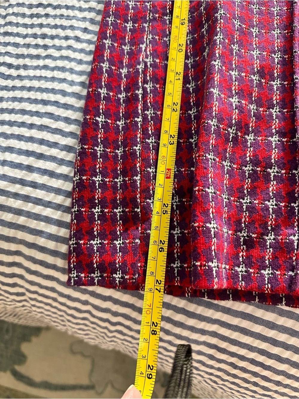 Maeve Margot Cropped Plaid Pants NWT - Picture 8 of 8